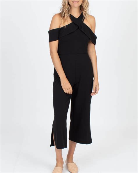 Black "Jolie Jumpsuit - The Revury