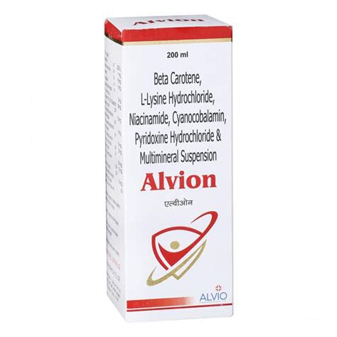 Alvion Suspension | Uses, Side Effects, Price | Apollo Pharmacy