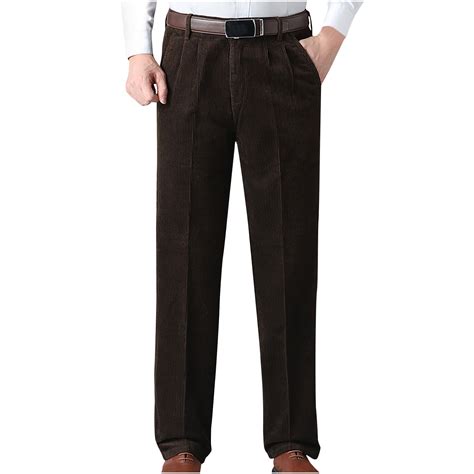Lightweight Summer Pants Men Mens Corduroy Pants Casual Straight Leg ...