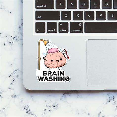 Buy Brain Washing Sticker Online | Premium Waterproof Vinyl | STICK IT UP