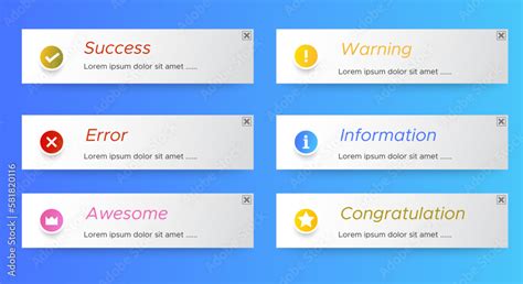 Image result for Notification Layout Web