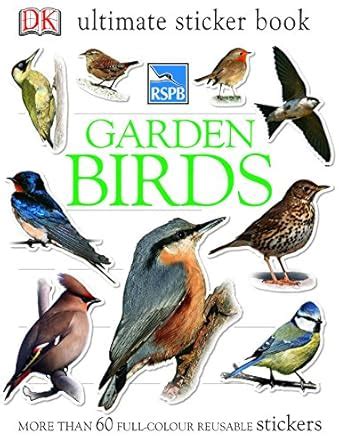 RSPB Garden Birds Ultimate Sticker Book (Ultimate Stickers) : DK ...