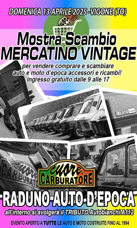 MERCATINO - TRIBUTO E PREMIAZIONE A112 - RADUNO Auto e Moto Depoca ...