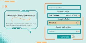 Image result for Custom Minecraft Font Generator