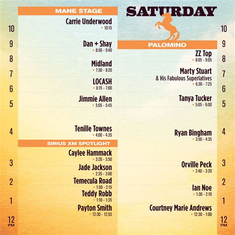 Stagecoach set times released - KESQ