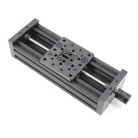 Zeberoxyz 200mm 4080U Z-axis Screw Slide Table Linear Actuator Kit ...