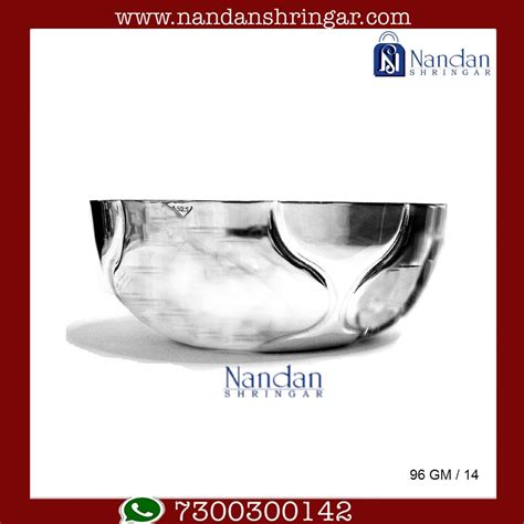 katori - Silver (96 GM) Nandan Shringar Nathdwara – nandanshringar