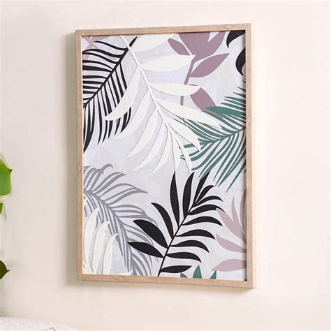 Tropic Embossed And Printed Canvas Wall Art Frame 23x17 Inch Online ...
