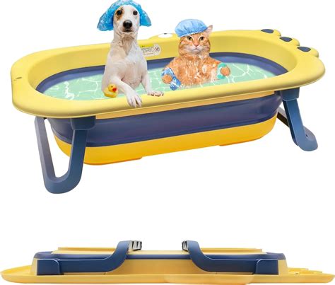 Hamiledyi Foldable Dog Bath Tubs 31 X 19 X 8 Inches Collapsible Pet ...