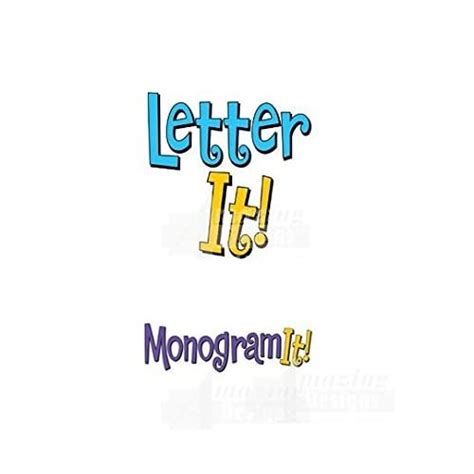 Buy Amazing Designs Letter It and Monogram It Combo Embroidery Machine ...