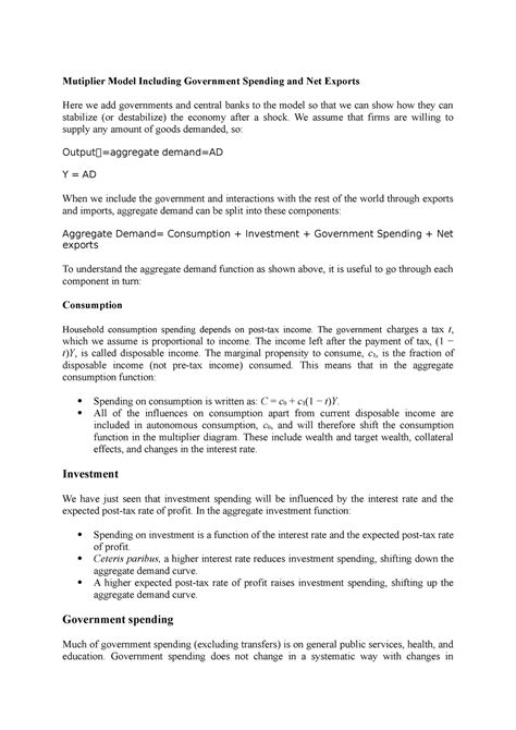 Multiplier model or AD model with g and nx - Mutiplier Model Including ...