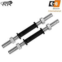 Beacon International 24 Kg Home Gym Set - Rubber Weight Plates ...