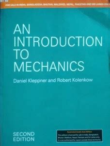 An Introduction To Mechanics 2nd Edition (Cambridge University Press ...