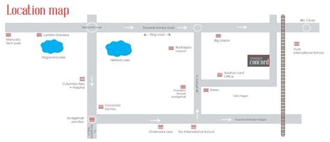 Unique Concord Location Map | Devinagar, Bangalore