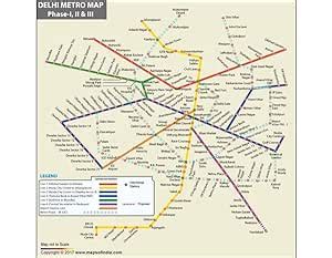 Delhi Metro Map Phase 3 (36 Width) : Amazon.in: Industrial & Scientific