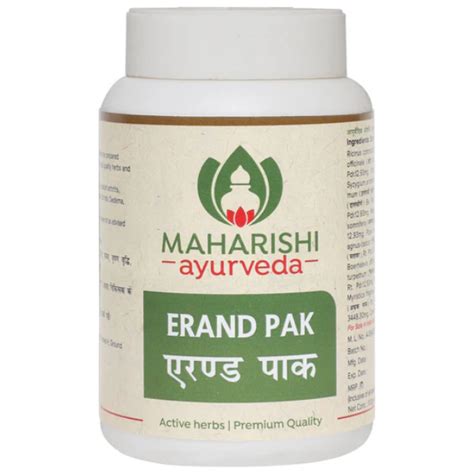 Buy Maharishi Ayurveda Erand Pak - Ingredients & Dosage