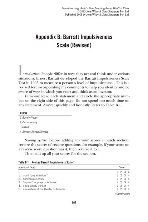 Impulsiveness scale - 197 I ntroduction : People differ in ways they ...