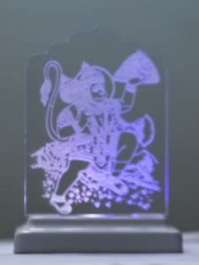 YONKER Acrylic GOD Hanuman / Hanuman Ji Lamp Color Changing LED Night ...