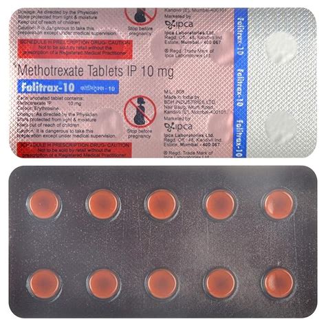 Folitrax-10 - Strip of 10 Tablets : Amazon.in: Health & Personal Care