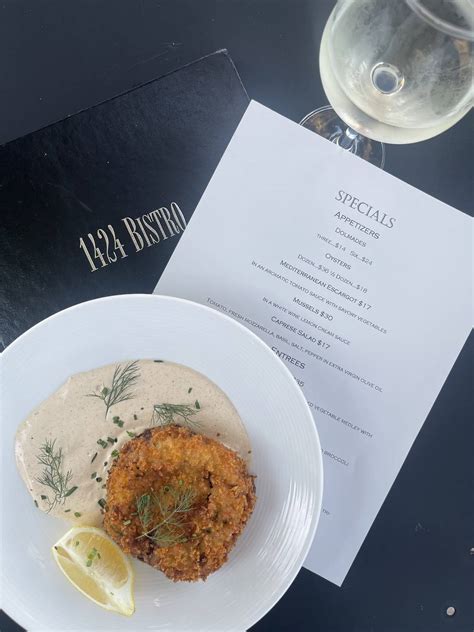 Menu at 1424 Bistro pub & bar, Waco