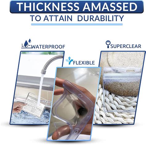 Buy Vaccine Card Holder Waterproof-6 Pack Perfect Fitting for 4X3 ...