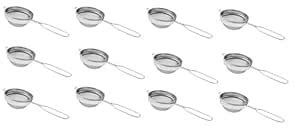 Dynore Set of 12 Tea strainers Size 9.5 : Amazon.in: Home & Kitchen
