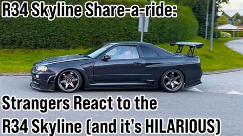 R34 Skyline Share-a-ride: Strangers React to the R34 Skyline (and it's ...