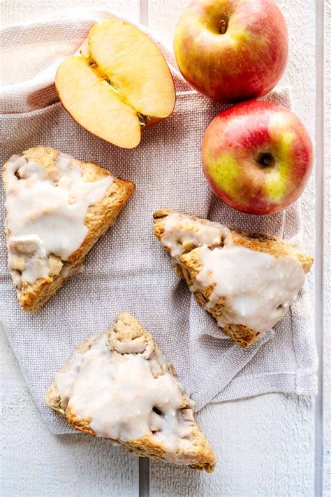 Apple Scones (Quick, Easy 5 Ingredient Recipe) - Heavenly Home Cooking