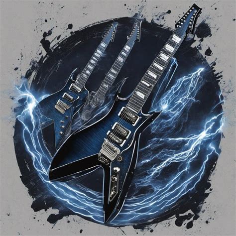 ElectricWaves Tri Image - 7 String Metal guitar by Marcellus1177 on DeviantArt