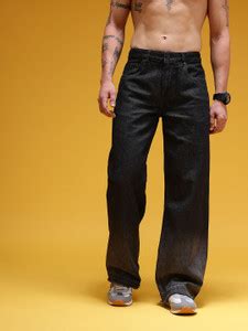 HERE&NOW Men Black Jeans - Buy HERE&NOW Men Black Jeans Online at Best ...