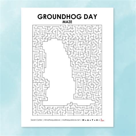 Groundhog Day Puzzles and Activities | Math = Love