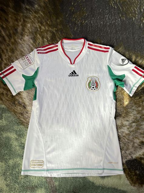 Adidas × Vintage 2010 ADIDAS MEXICO BICENTENARIO SOCCER JERSEY santi ...