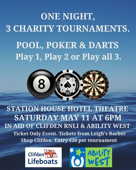 Charity Poker, Pool & Darts Night for Clifden RNLI & Ability West ...
