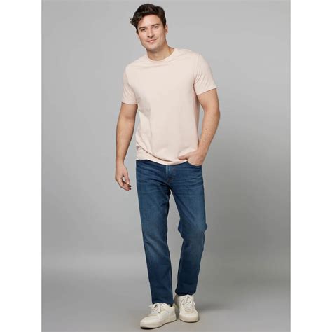 Celio* Solid Regular Fit Cotton Pink T-Shirt
