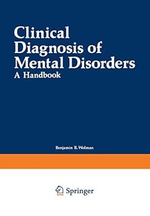 Buy Clinical Diagnosis of Mental Disorders: A Handbook Book Online at ...