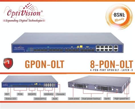 GPON 8 PON OLT at ₹ 65000/piece | New Delhi | ID: 25184094933