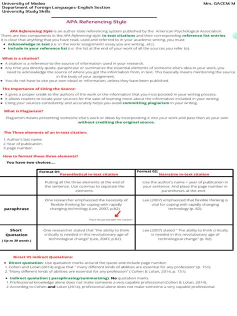 APA Referencing Style 的图像结果