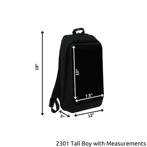 2301 Tall Boy Digital Bags | Backpack with LED | Prosmit