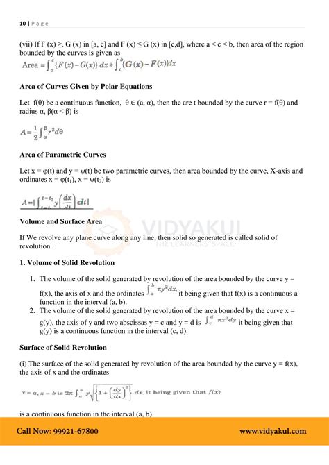 Image result for Application of Integrals Class 12 Formulas