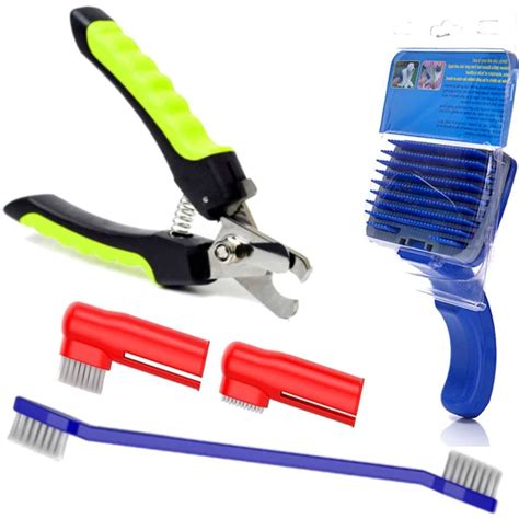 Buy BLACK LABEL Dog Grooming Kit - Dog Nail Clippers with Filer + Dog ...