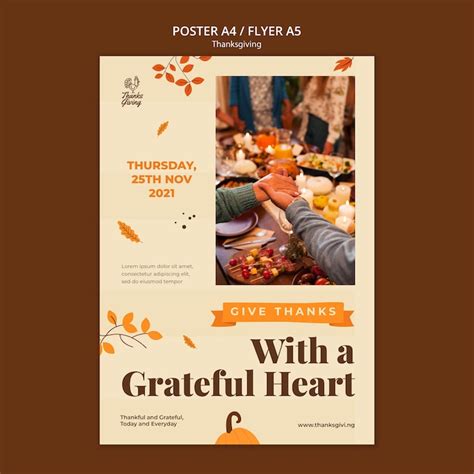 Thanksgiving flyer Images - Free Download on Freepik