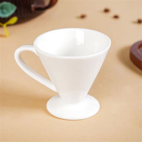 Set Of 2 Funnel Coffee Cups With Heart Stand 100ml Online - Premium ...