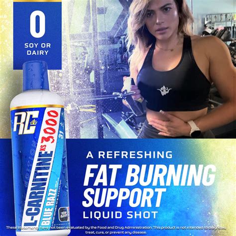 Buy Ronnie Coleman (RC) L-Carnitine XS 3000 Blue Razz Flavour, 473.28 ...