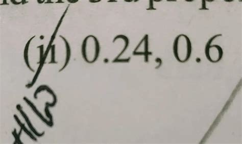 let us find the third proporrtional of the following postive number 024 ...