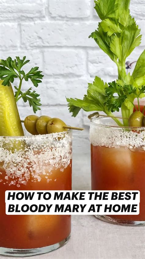 The best bloody mary mix recipe video – Artofit