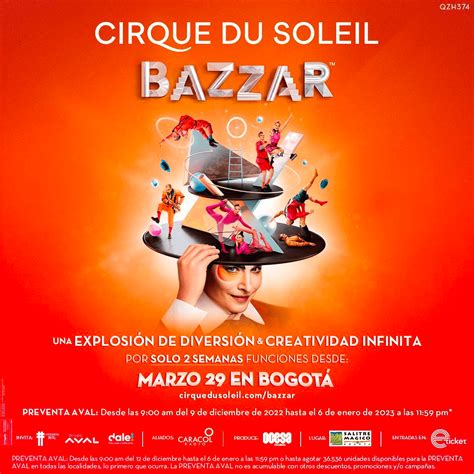 CIRQUE DU SOLEIL REGRESA A COLOMBIA CON BAZZAR. UNA EXPLOSIÓN DE ...