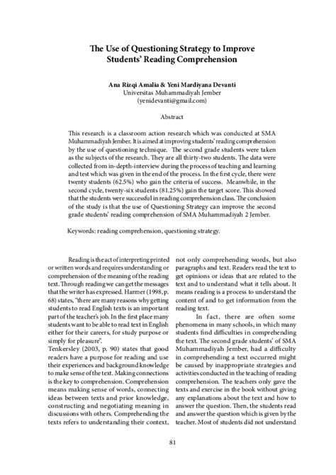 Questioning Reading Strategy 的图像结果