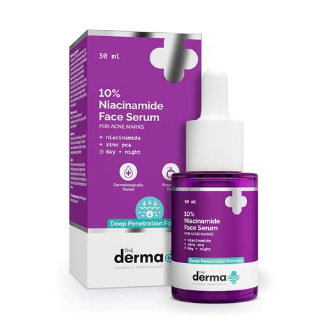 The Derma Co 10% Niacinamide Serum with 2% Zinc, Powered by Deep ...