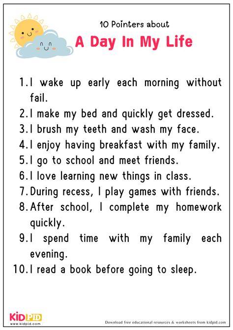 Image result for English Daily Routine Example