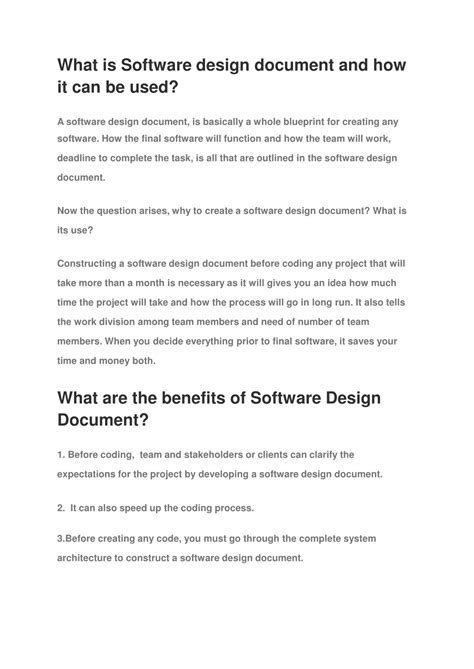 Image result for Create Software Design Document
